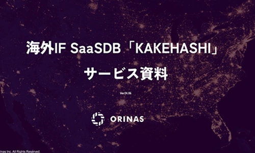 Overseas IF SaaSDB "KAKEHASHI"